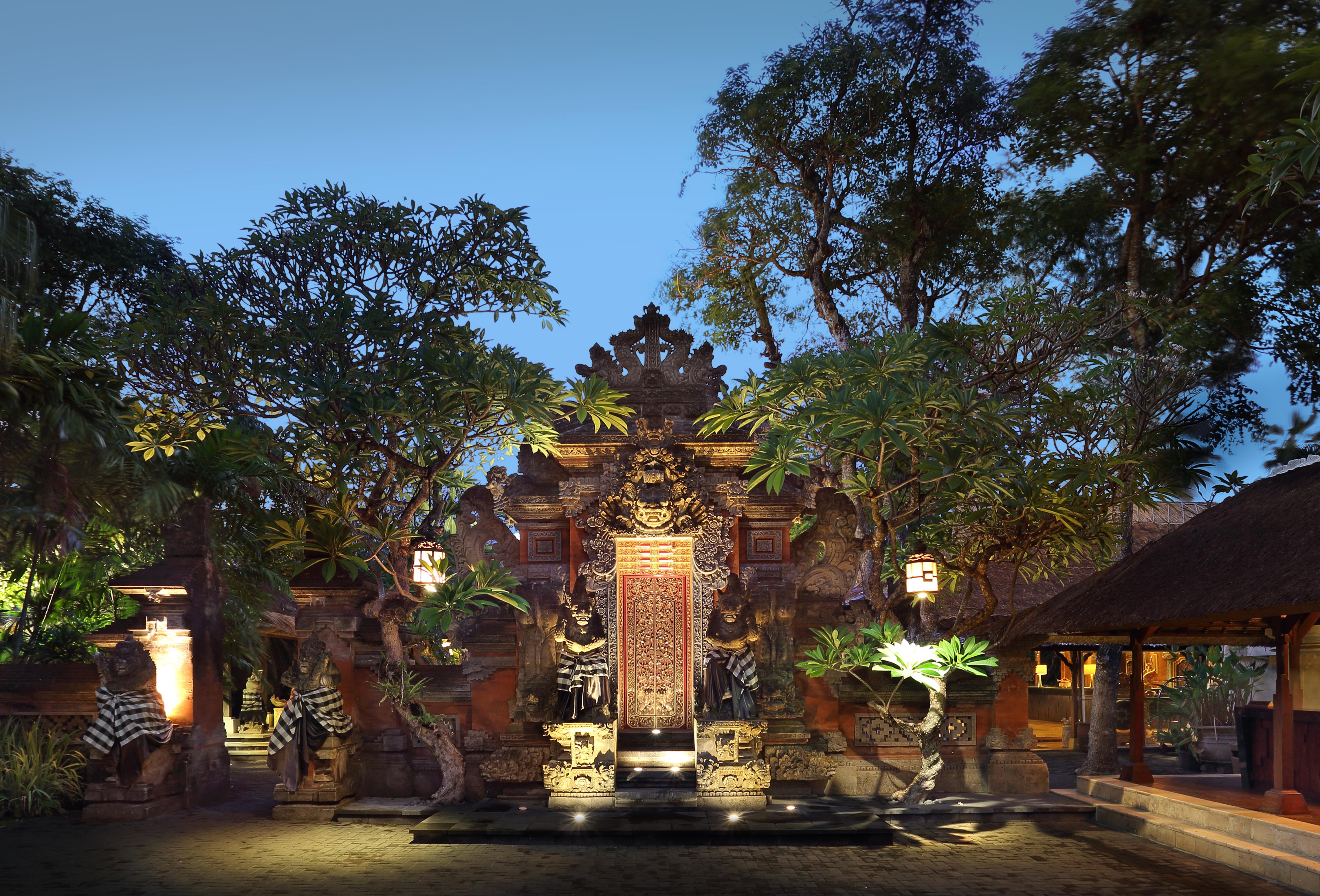 Puri Santrian Hotel Sanur Exterior foto